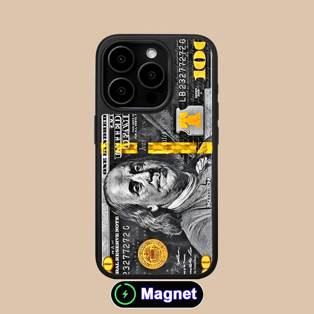 

USD Dollar Matte Surface Magsafe Mobile Phone Case for iPhone 17 16 15 14 13 12 11 Air Pro Max Plus Colorful Cover iPhone 11