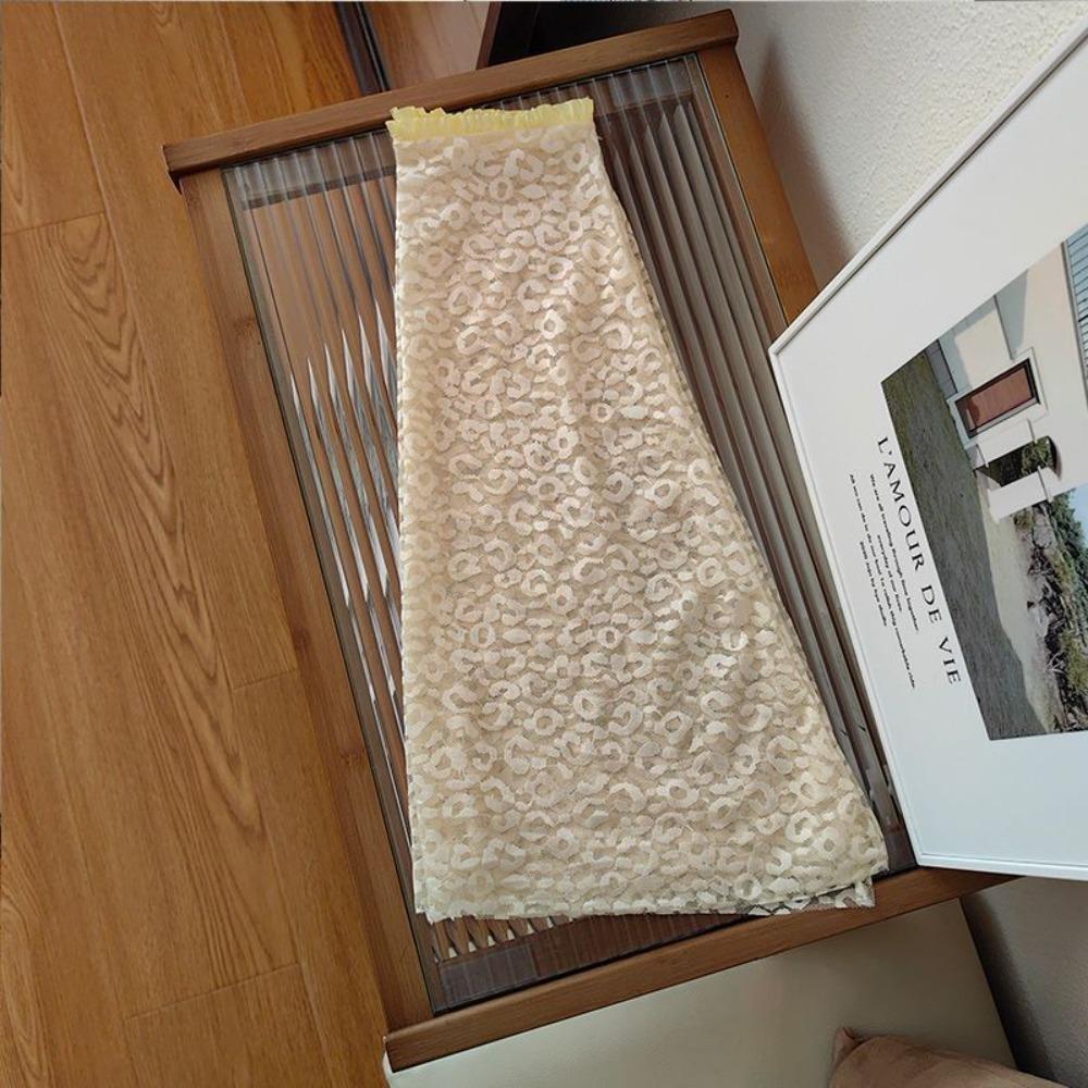 

Балетные сетчатые прозрачные длинные носки в горошек кружевные чехлы для ног милые гетры с леопардовым принтом женские