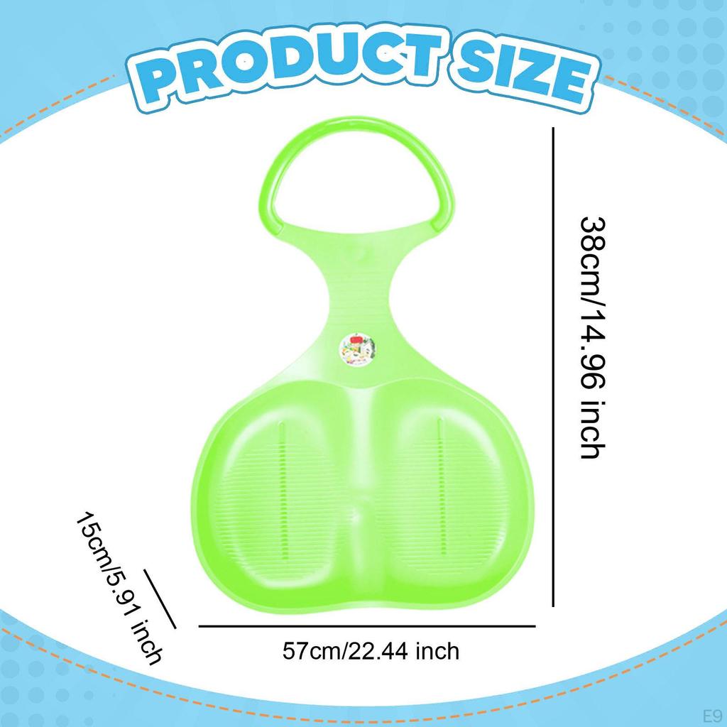 Kids Snow Sled Board, Lightweight, for Grass And Outdoors, 38 X 57 15 Cm.