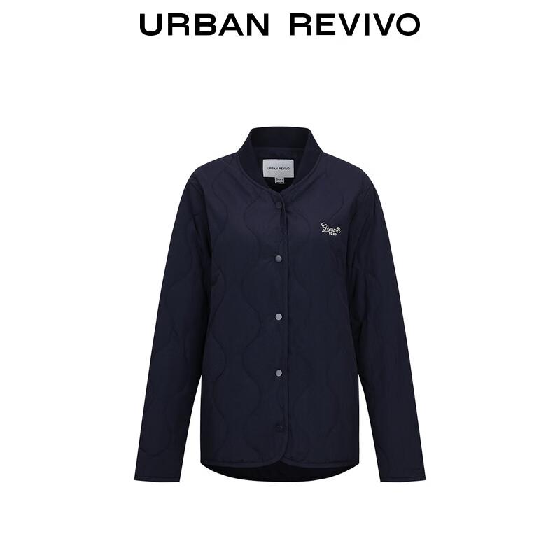 UR Women's Embroidered Quilted Stand Collar Jacket