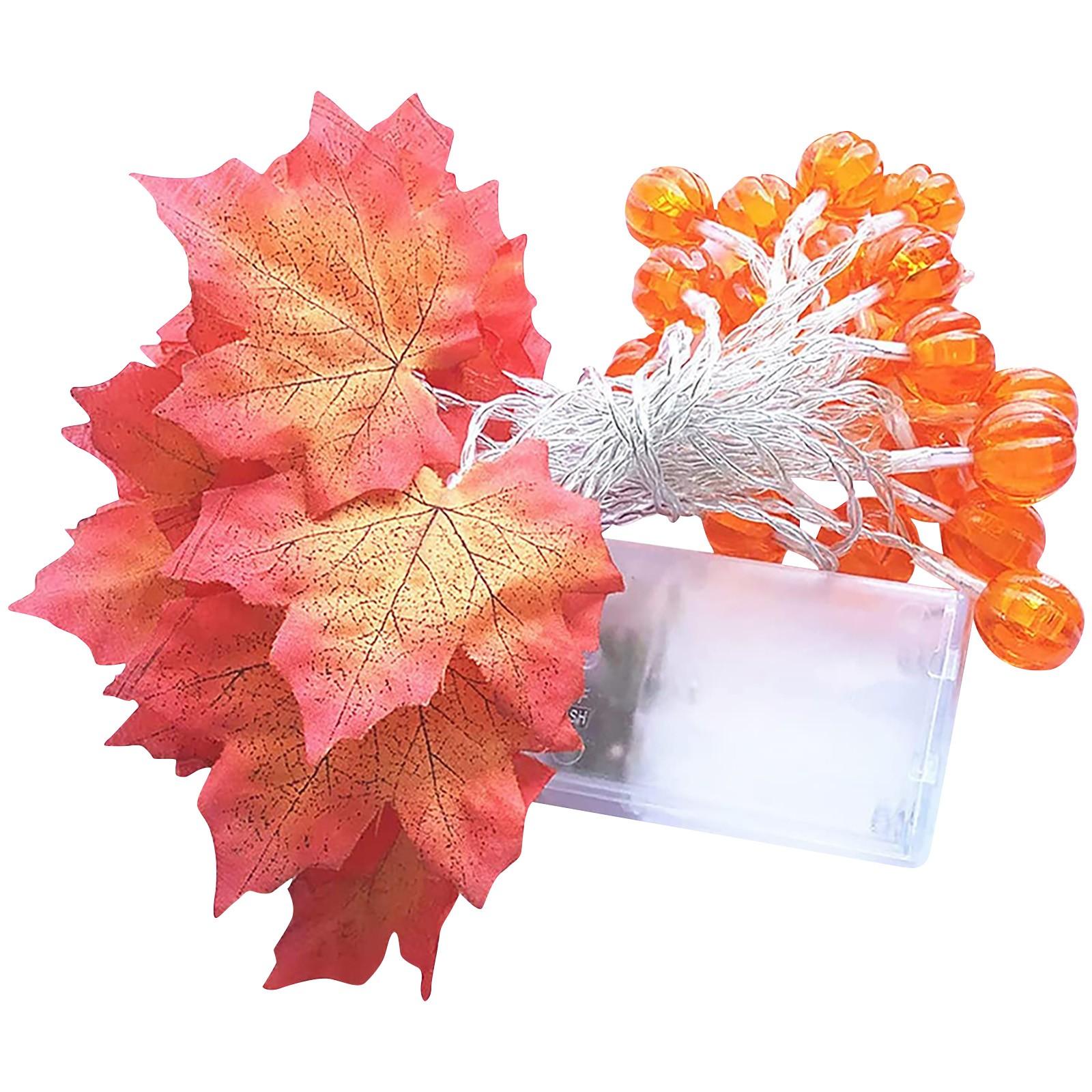 

Halloween Decoration Maple Leaf Ornament Halloween Lights