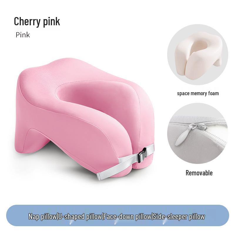 

Memory Foam U-Shaped Nap Pillow - Office & Student Neck Support Cushion 28*24*17 cm