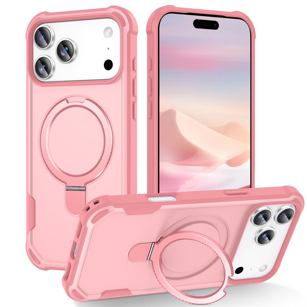 Applicable to iPhone17ProMax Yingcai Magnetic Bracket Mobile Phone Case Apple 16Pro Anti-drop 15 Protective Case