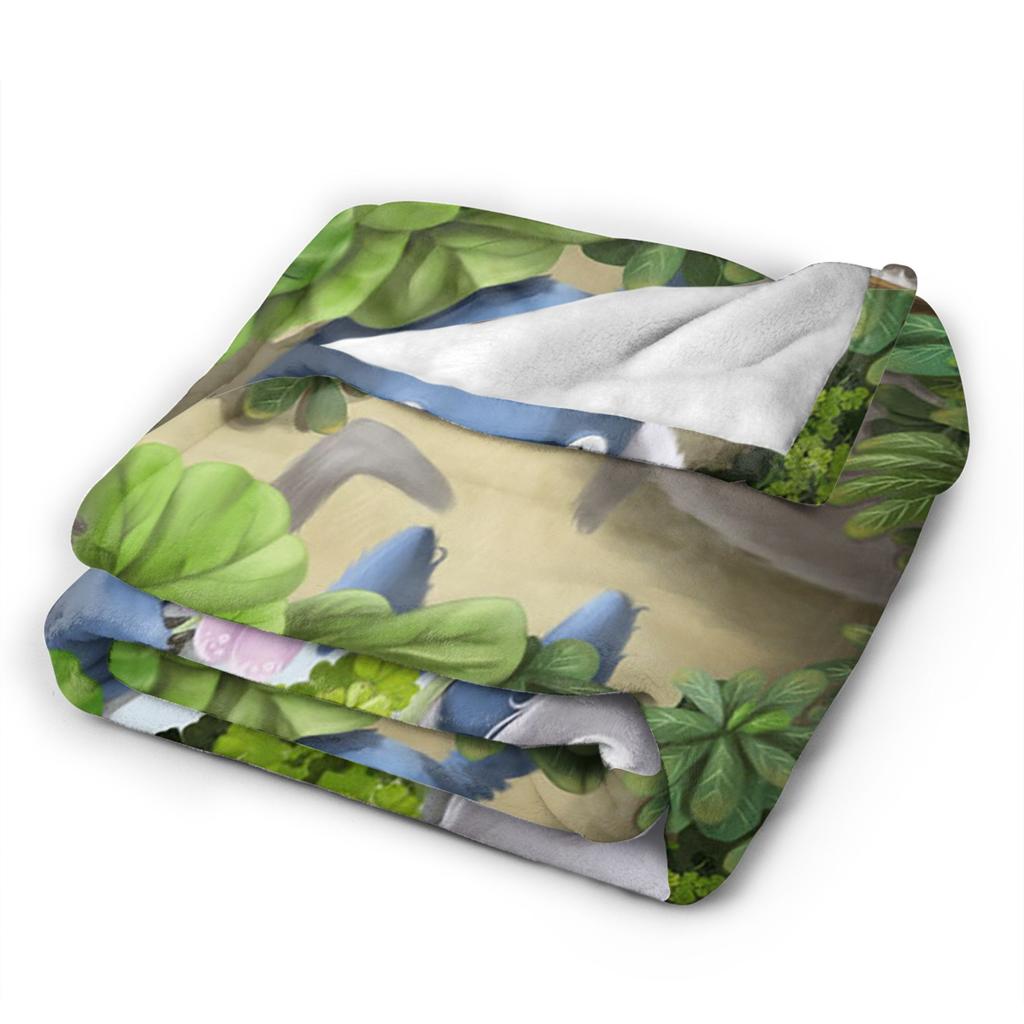 Cute T-Totoros Miyazaki Hayao Blanket Flannel Textile Decor Multi-function Super Soft Throw Blankets for Bed Office Bedspread