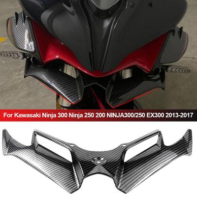 Motorcycle Winglet Aerodynamic Wing Kit Spoiler Motor Accessories ForKawasaki Ninja 300 Ninja 250 NINJA300/250 EX300 2013-2017