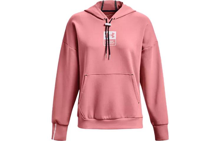 Under Armour Summit Sweatshirts Women s Clay Pink Hooded Moderate Regular 1369416-663 M