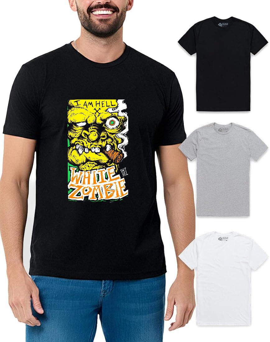 White Zombie Inspired I Am Hell T-Shirt - Heavy Metal Music Gift S разноцветный