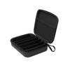 4/5/6/7/8 Compartments Adjustable Glasses Organizer, Portable Black Storage Bag Case For Travel, Sturdy Dividers Eyewear Box