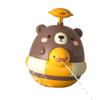 Niedlicher Purzelbär Baby Kleinkind Badespielzeug Kinder Sprinkler Duschspielzeug Cartoon Bär Spiel im Wasser Spielzeug für Alter 1- Jahr