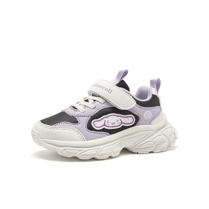

Hello Kitty Girls Sneakers - 2025 Autumn Cinnamon Dog Design Running Shoes 37 фіолетовий/чорний