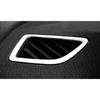 2013- For BMW 3 4 Series GT Dashboard L&R Air Outlet Vent Trim Silver Steel