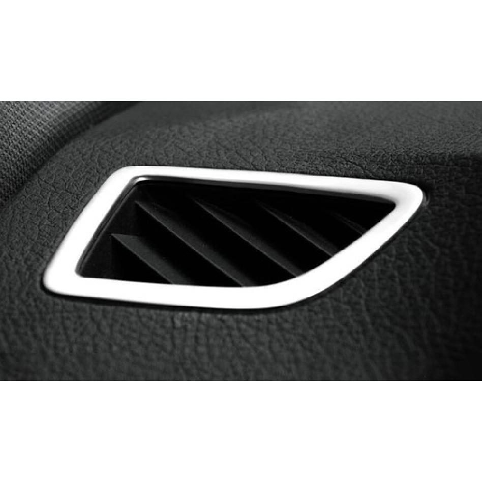 2013- For BMW 3 4 Series GT Dashboard L&R Air Outlet Vent Trim Silver Steel