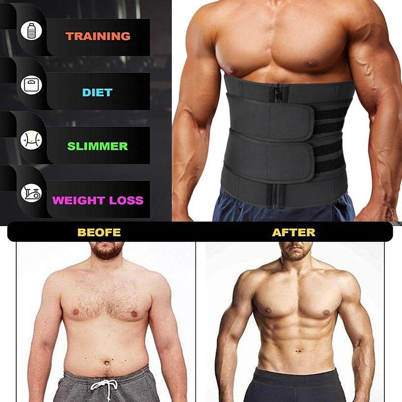 Herren Taillenformer Trimmer Korsett zur Gewichtsreduktion Bauchkontrolle Body Shaper Kompressions-Shapewear Schweißgürtel Slim… Mehr4.3Mehr als 1000 Käufe