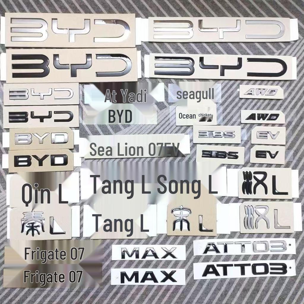 BYD Han Qin Seal Song Tang Yuan Plus Destroyer dmi Rear Car Sticker
