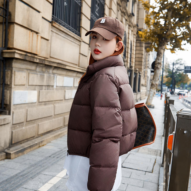 Nouveau Style Manteau d'Hiver Court Ample Épaissi pour Petits Hommes Manteau et Veste en Coton Style Coréen