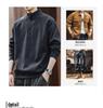 Ge Lan Lu Men's Retro Half-Zip Stand Collar Hoodie - Autumn/Winter Loose Casual Sports Jacket