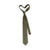 Retro Korean Style 8CM Navy Green Brown Pattern Men's Suit Tie