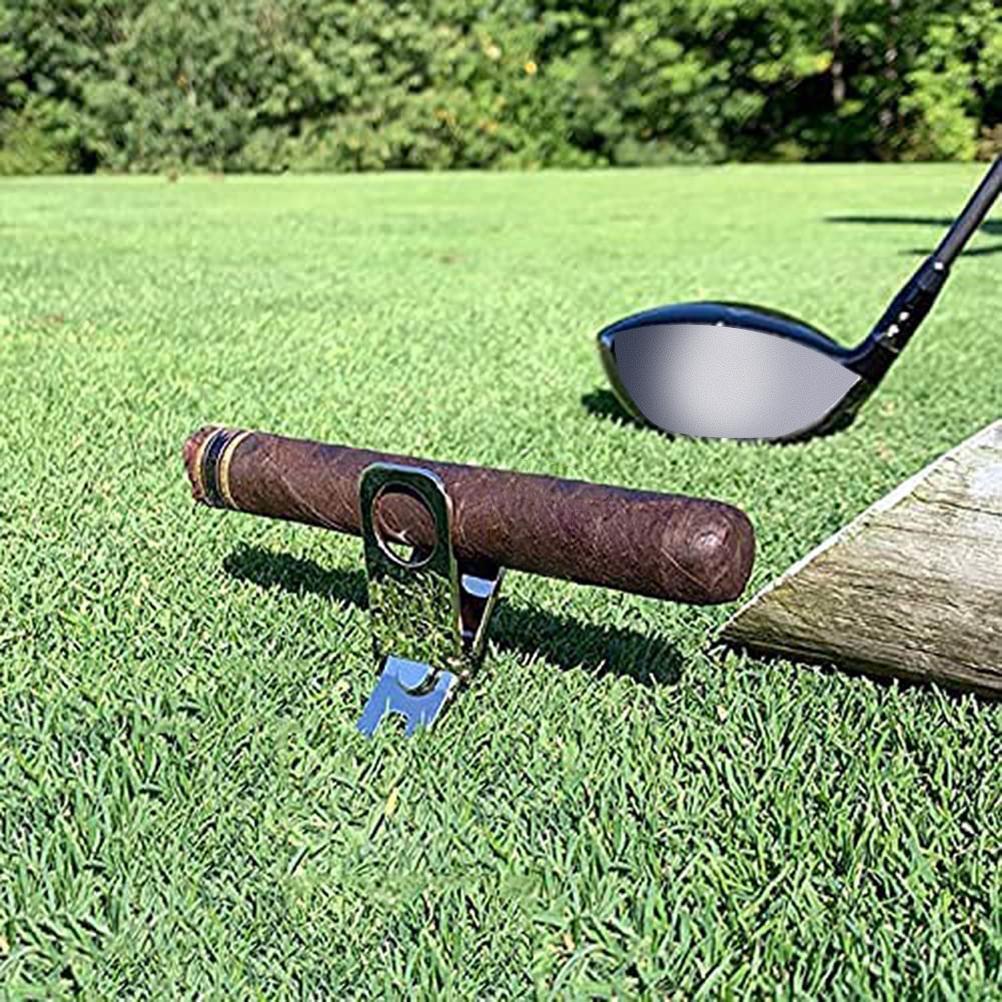 Ferramenta de Divot com Marcador de Bola Porta-Charuto Presente para Ele Ferramenta Acessório