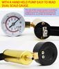 Manual Vacuum Pressure Pump Brake Fluid Drain Kit Vacuum Pistol Pump Tester Kit Portable Durable Aluminum