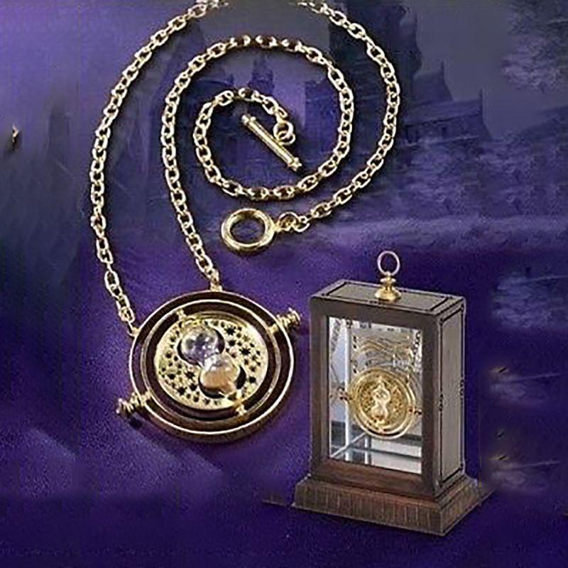 Hermione 1pc Granger Rotating Spins Hourglass Potter Time Necklace Turner