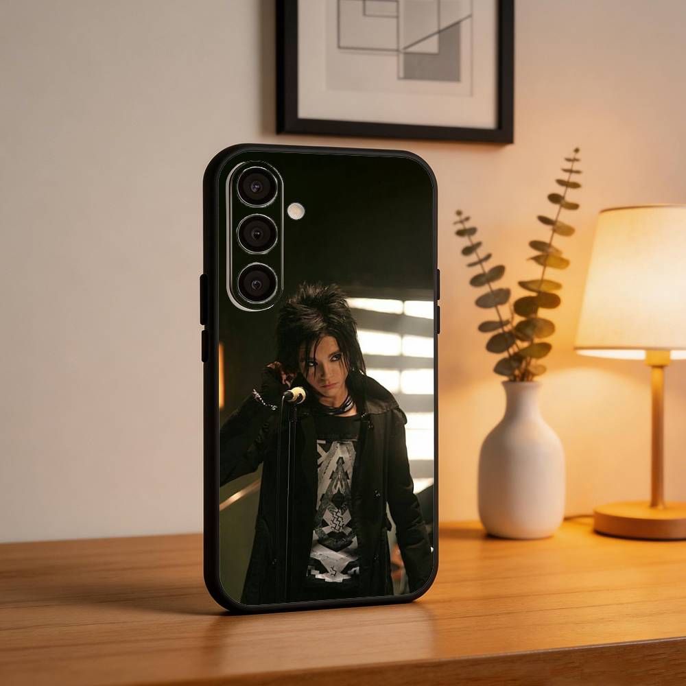 T-Tom B-Bill Kaulitz Singer  Phone Case For Samsung  A73,72,71,53,52,51,22,91,80, Soft Black Cover Samsung a11