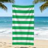 Geometry Striped Beach Towel Classic Stripe Quick Dry Oversized Sand Resistant Absorbent Soft Towel for Summer Beach Travel