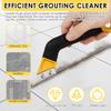 Grout Removal Tool Kit Efficient Tile Grout Cleaner with Hook Knife Serrated Knife and Blades for Floor Tile Cleaning Tile Grout