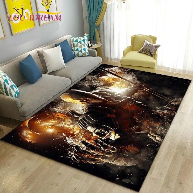 Cavalier Knight Templar Crusaders Game Area Rug Large,Carpet Rug for Living Room Bedroom Sofa Doormat Kitchen,Non-slip Floor Mat