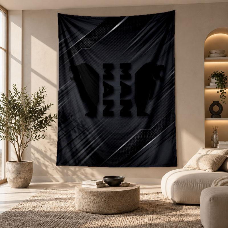 Decorative Tapestry,man truck Printed Wall Art, Lightweight Wall Hanging For Bedroom Background