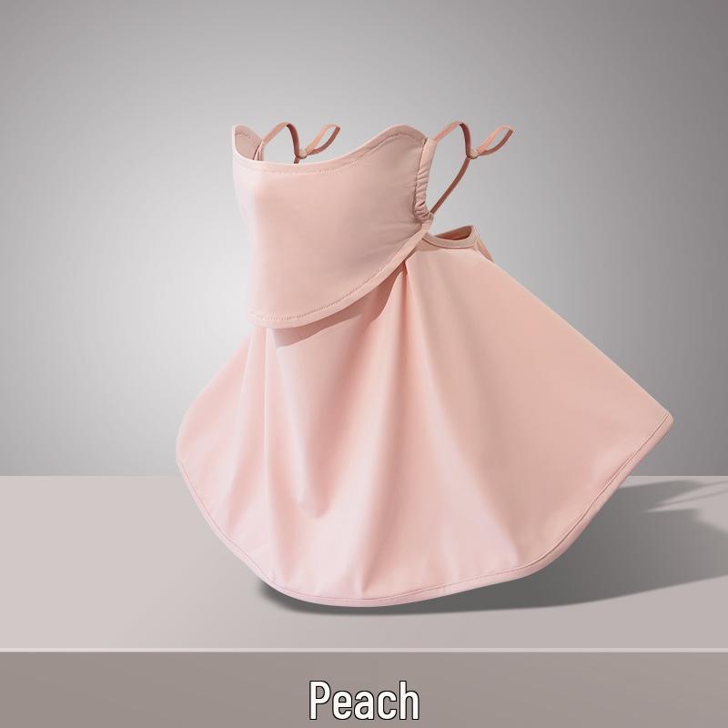 Blush Eye Corner 3D Sunscreen Mask: Breathable, UV-Protective Nylon Ice Silk for Summer Women