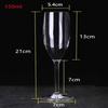 ZISIZ PC Shatterproof Transparent Drinkware