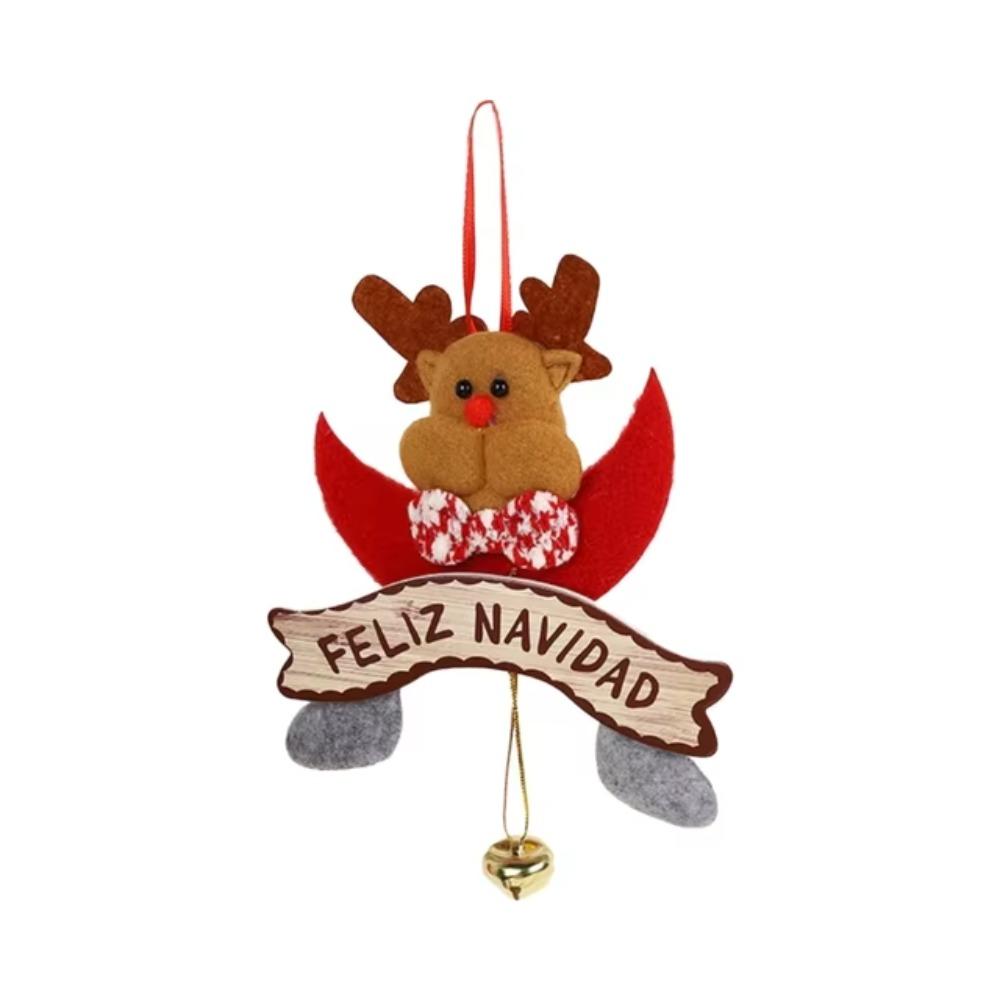 with Metal Bell Christmas Snowman Bell Ornament Christmas Tree Hanging Decoration  Holiday Supplies