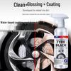Tire Shine Wax Spray: Durable Blackening & Anti-Aging Protectant