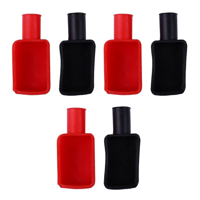 

Battery Terminal Protector,6Pcs Marine Battery Terminal Covers and Boots Motorcycle Battery Cable Cover 1