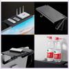 Adjustable TV Monitor Rack TV Screen Top Storage Shelf Holder Computer Desktop Display Stand Router Shelf Rack Home Organizer