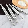 Stainless Steel Flour Rolling Pin Flour Stick Pressing Surface Roller Household Kitchen Tools