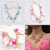 Fashion Shell Necklace With Starfish And Heart Design For Ladies