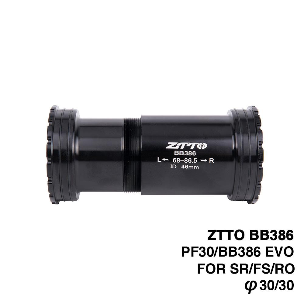 ZTTO MTB Road BB386 EVO PF30 30 Mountain Bicycle Bottom Bracket Axle 30mm Main Shaft Central Movement Press Fit Bottom Bracket