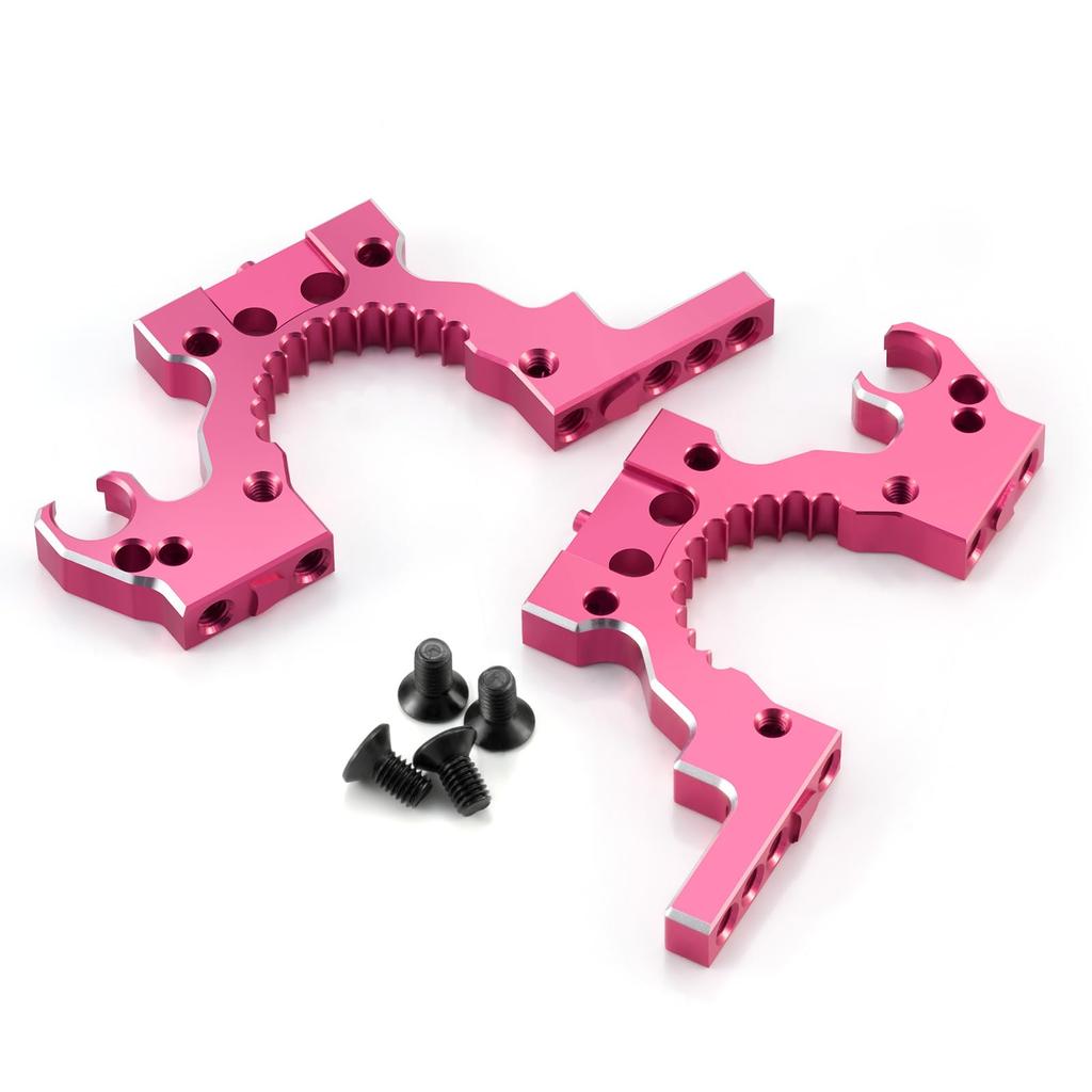 RCMAZO 2-Piece Aluminum Alloy Transmission Mount - Universal FrontRear RC Drift Gearbox Mounting Bracket Accessories for 110 Sakura Cero Ultra RC
