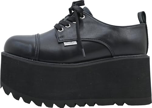 Yosuke Platform Shoes, 6318006, Men's, Black, Size 27.0 Cm