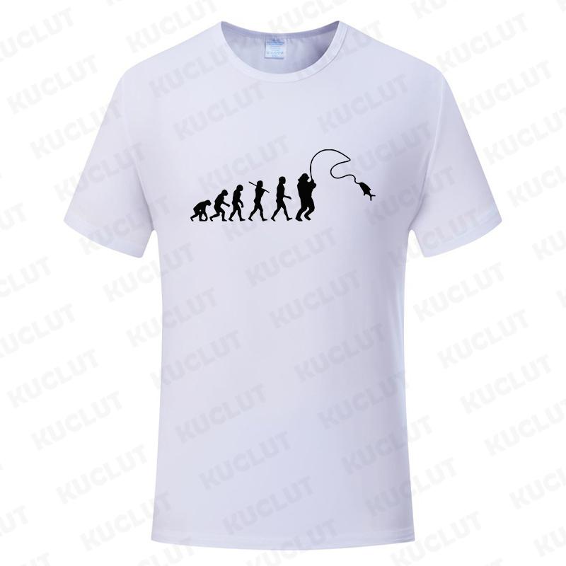 Fashion Fishing ECG T-shirt for Men Funny Design Graphic Y2k Tops Summer Short Sleeve Tees Gift for Fishing Lover Clothing