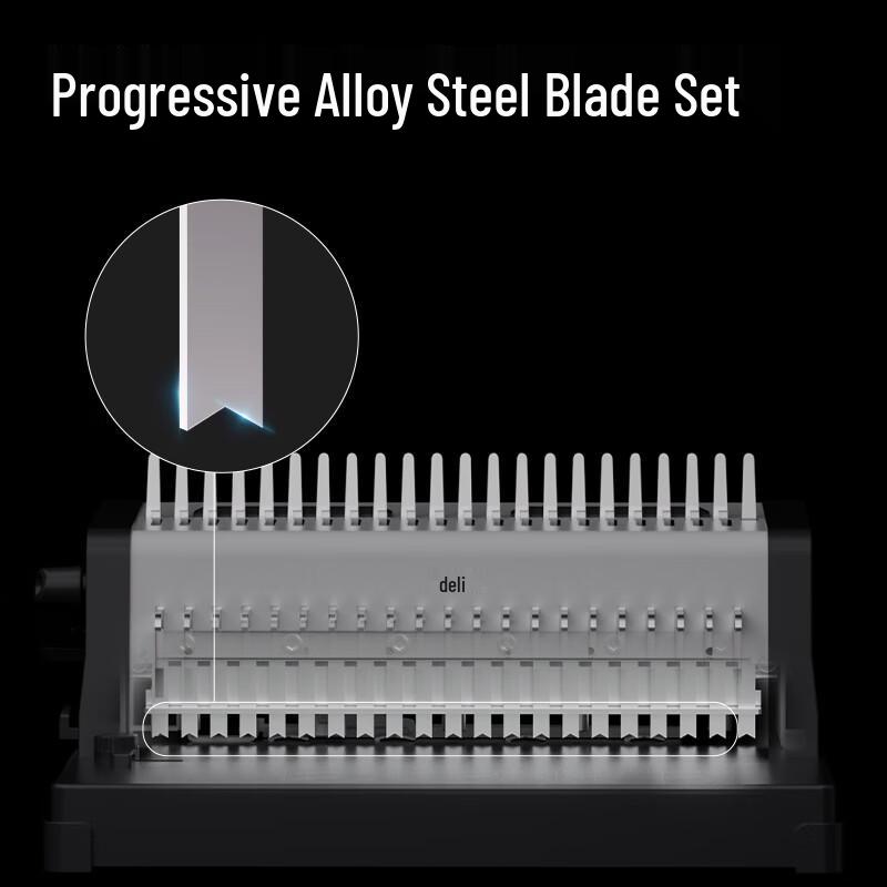 Deli GB210 Electric 21-Hole Comb Binding Machine CN plug (adapter included)