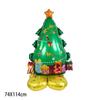 Large Christmas Snowman Foil Balloon Standing Christmas Tree Balloon Santa Claus Gift Box Balloon Christmas Party Decors