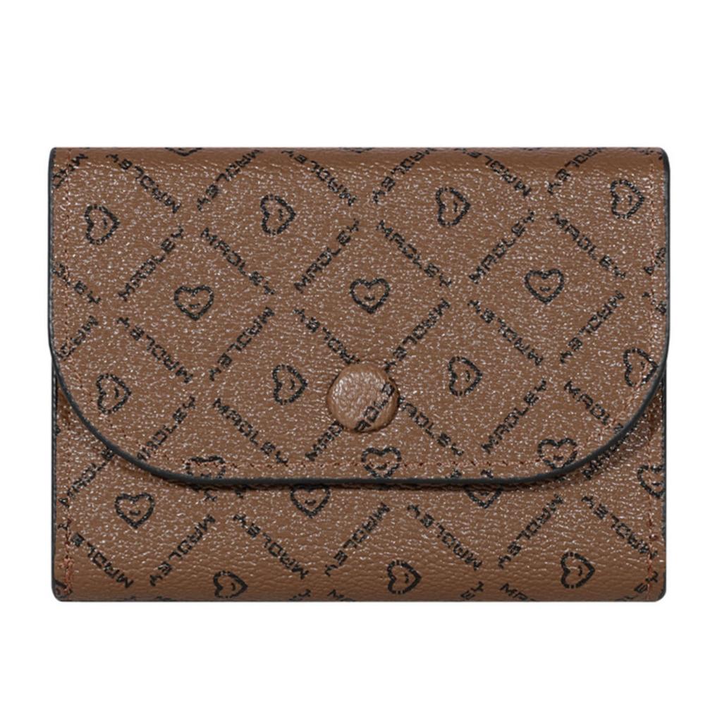 Retro Printed Women Short Wallet Multi Slot Large Capacity Coin Purse PU Leather Money Pouch Credit Card Holder Fashion Handbag