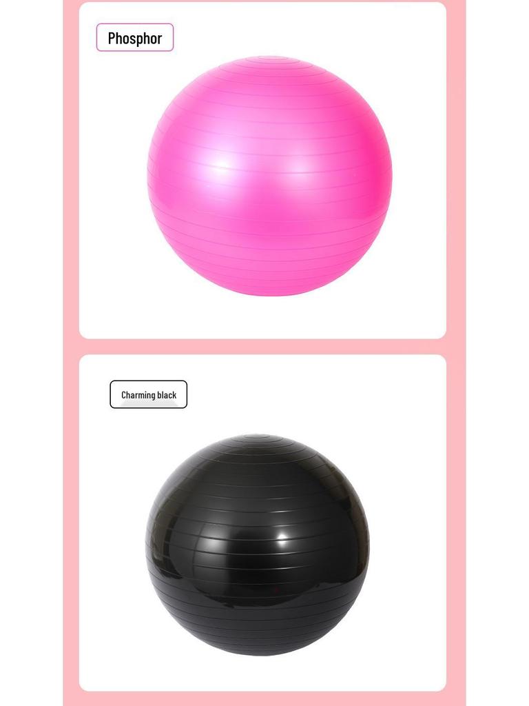 65cm Thickened PVC Yoga Ball for Fitness and Sports