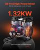 VEVOR Air Compressor, 10 Gallon Steel Tank, 2HP 5.3 CFM@90 PSI Oil Free Air Compressor & Max. 125PSI Pressure