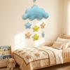3D Nursery Room Pendant Nordic Style Wall Hanging Pendant Garland String Cloud Pendant  Home Decor
