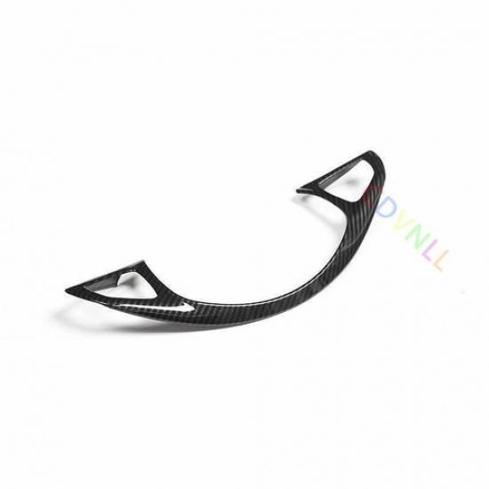 Front Steering Wheel Frame Cover Trim For Benz GLA CLA 2013-19 ABS Carbon Fiber