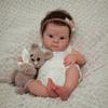 18 Inch Full Body Silicone Reborn Baby Girl Dolls Bettie Real Looking Newborn Doll Finished 3D Painted Skin with Visible Veins Doll Muñeca Bebe Reborn