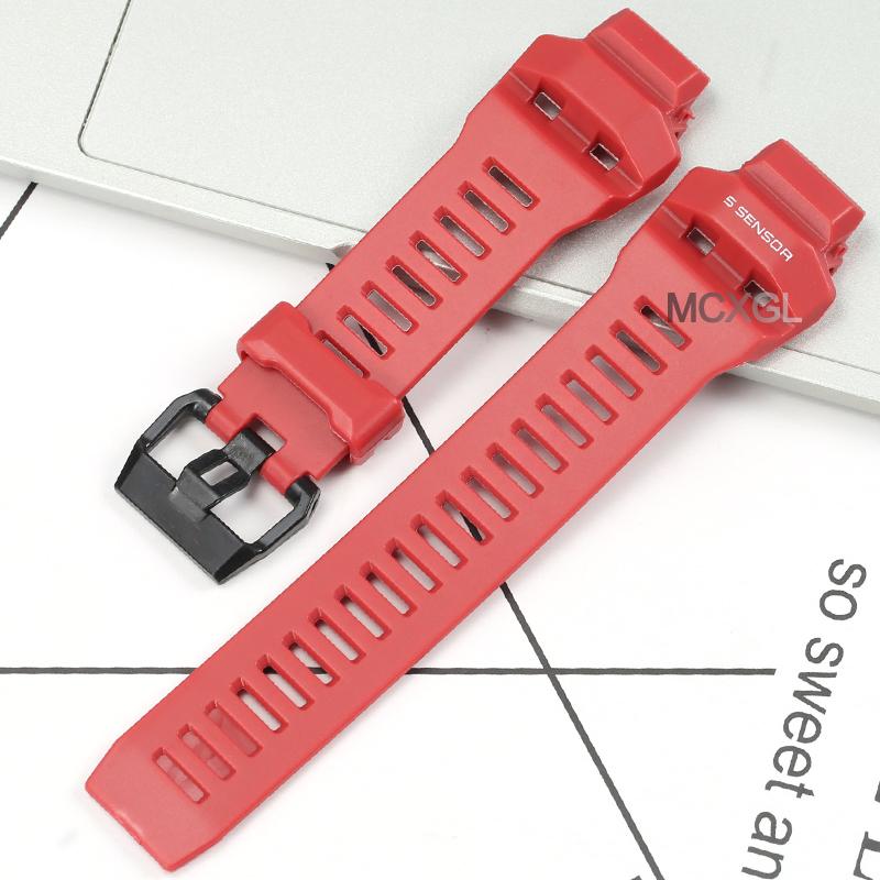 Rubber Strap For Casio G-Squad GBD-H1000-1A7JR Men's Strap GBD-H1000 GBD H1000 Replacement Bracelet